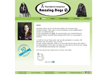 Tablet Screenshot of amazingdogs.nl